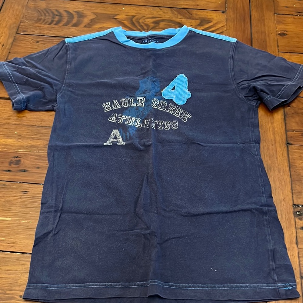 Arizona Vintage Wear Blue Tee Shirt Boys Eagle Creek Athletics - Boys - Medium